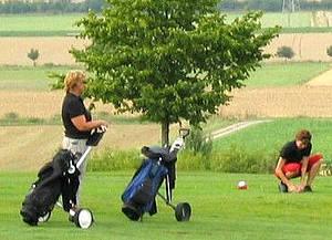 Auf dem Golfplatz. Foto: Senger