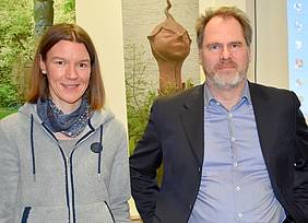 Sarah Ohst und Dr. Martin Lison. Archiv-Foto: Senger