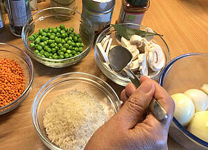 Kochen bei der KVHS. Foto: Senger