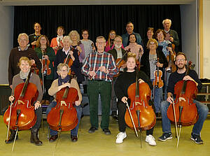 Gruppenbild des Orchesters der KVHS Northeim