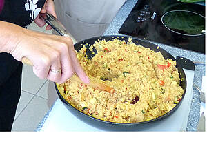 Lecker kochen bei der KVHS. Foto: Senger