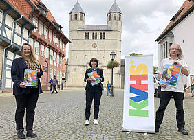 Werbung in Bad Gandersheim. Foto: Senger