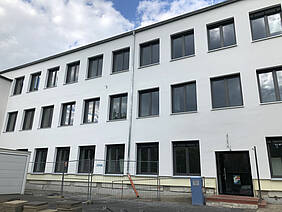 Neue Fassade im Westen. Foto: Senger