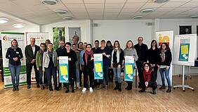 Gruppenfoto Auftaktveranstaltung Beruf & Pflege am 15. März 2023 in der Kreisvolkshochschule in Northeim